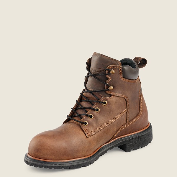 Red Wing Iş Botu Erkek - Dynaforce® - 6-Inch Soft Toe - Kahverengi - 12CRMGOKJ